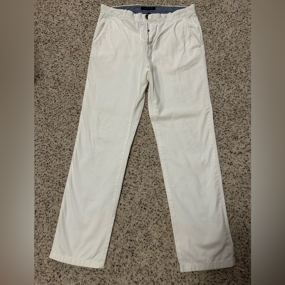 Tommy Hilfiger mens white pants size 31/32